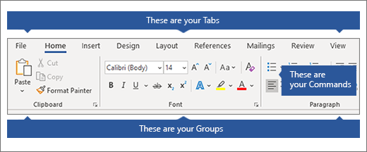 customize voice in microsoft word ribbon