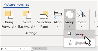 in word for mac select objects