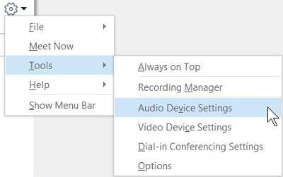 audio settings for skype on mac