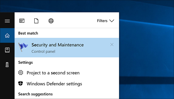windows 10 actions recommended
