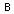 Büyük harf Yunanca beta harfinin resmi