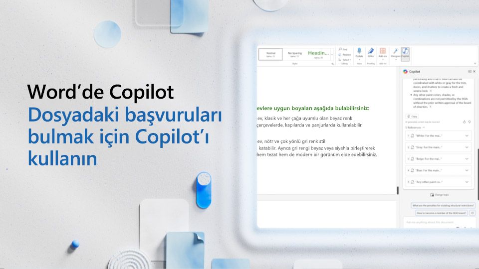 Video: Word dosyasındaki başvuruları bulmak için Copilot'u kullanma