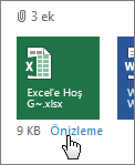 Outlook Web App'te Office belgesi eklerini önizleme ile görüntüleme