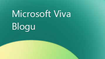 ‘Microsoft Viva Blog’ yazan metin içeren çizim
