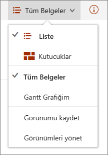 Microsoft Edge 'de görünümler menüsü