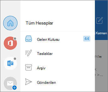 Outlook Mobile 'da hesap ekleme