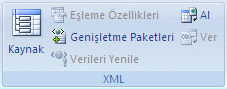 Şeritte XML grubu