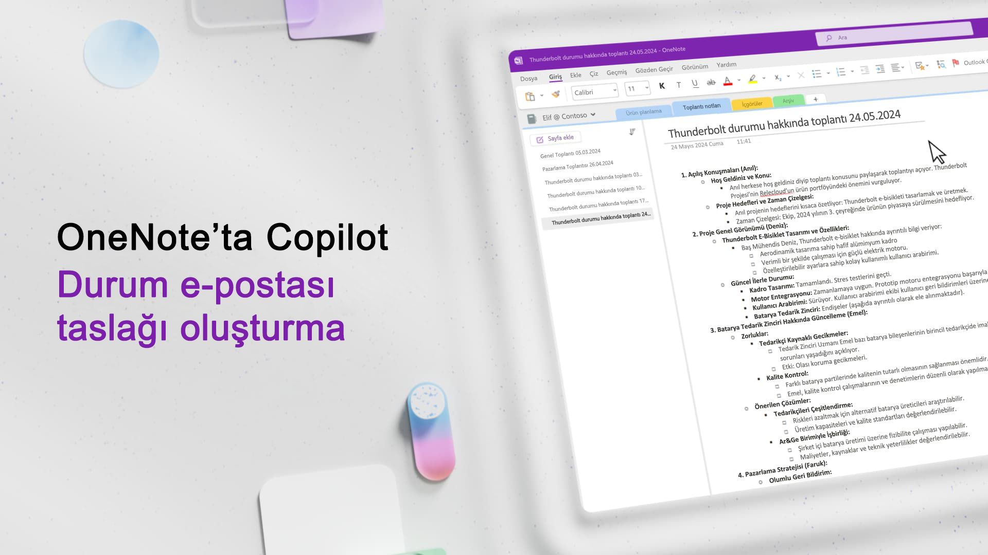 Video: OneNote'ta Copilot ile taslak oluşturma ve e-posta