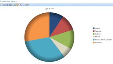 PerformancePoint analitik pasta grafiği