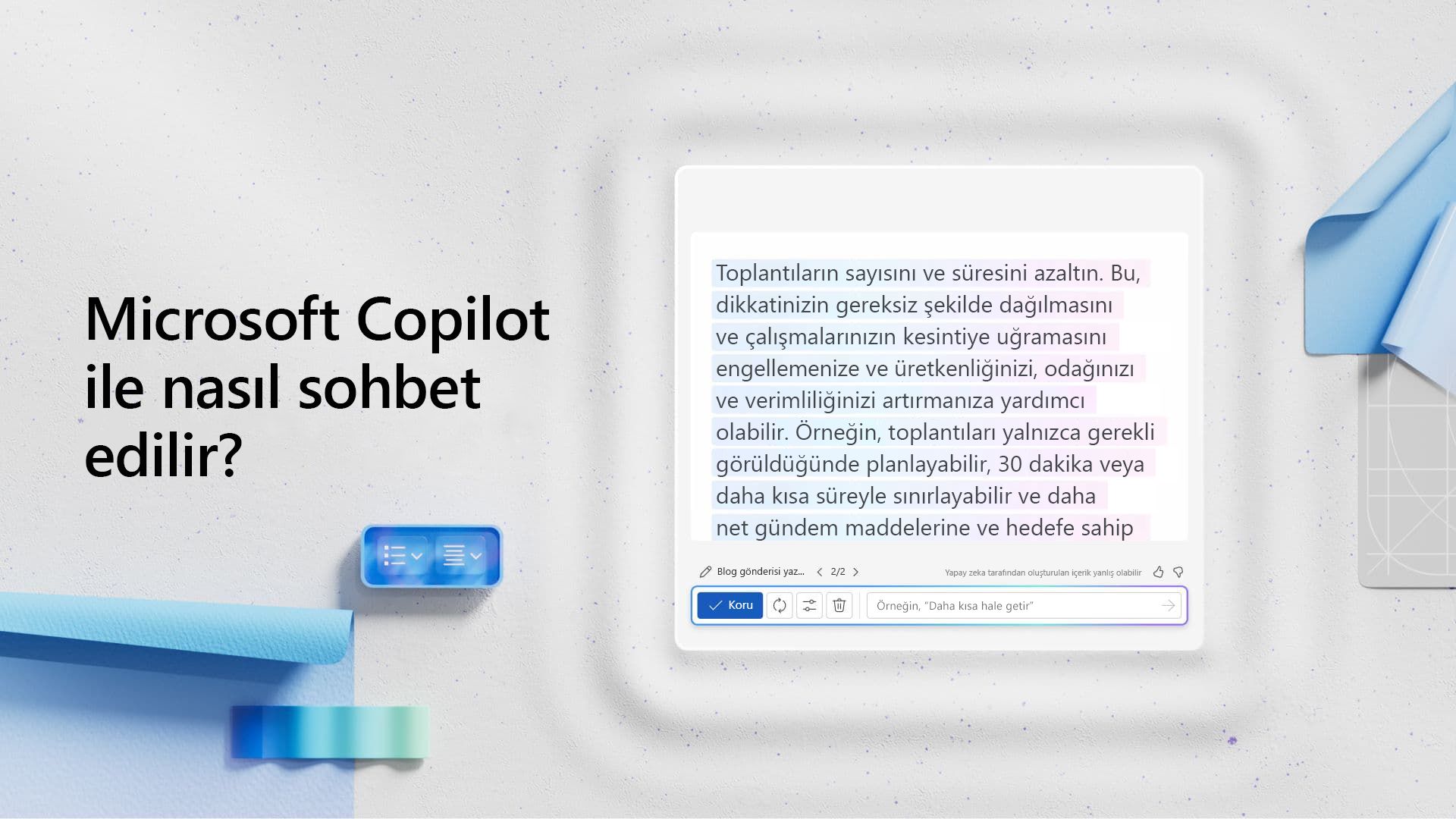Video: Microsoft Copilot ile sohbet etme