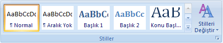 word şerit görüntüsü