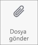 Android için OneDrive'da Dosya gönder düğmesi