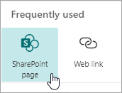 SharePoint sayfa kartı