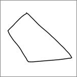 Відображення неправильного чотирикутника.