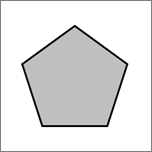 Відображає фігуру п'ятикутника.