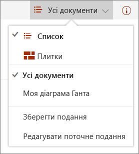 Меню "Подання" в Microsoft Edge