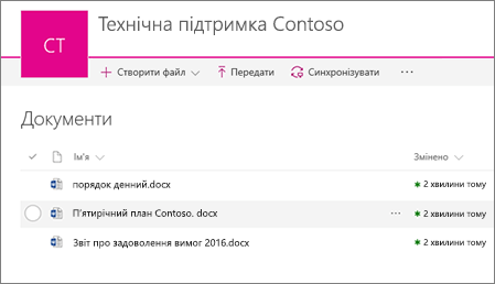 Бібліотека з файлами, скопійованими з Файлового провідника