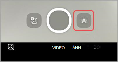 Chọn hiệu ứng nền trước khi nhấn nút chụp để thêm hiệu ứng nền cho video.