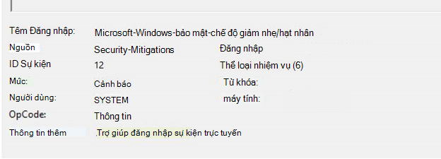 Microsoft-Windows-bảo mật-chế độ giảm nhẹ/hạt nhân