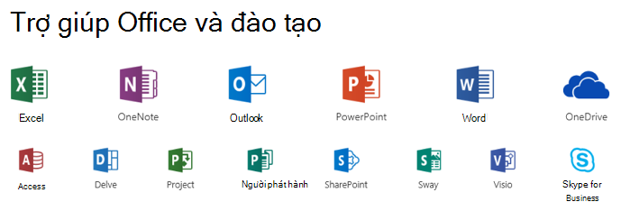 Tùy chọn hỗ trợ cho Microsoft Office
