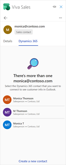Multiple CRM contacts match