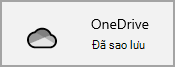 Biểu tượng OneDrive từ Windows 10 Đặt, xác nhận rằng tất cả các thư mục đều được sao lưu đầy đủ.