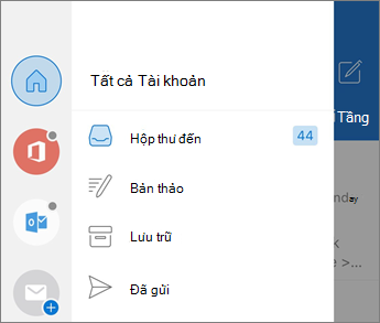 Thêm tài khoản trong Outlook Mobile