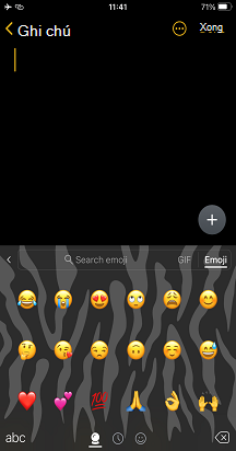 Emoji tìm kiếm trên iOS - 2
