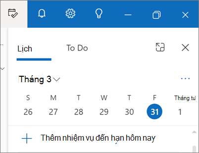 Ngày của Tôi trong Outlook for Windows mới