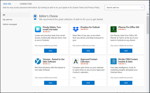 Cài đặt Các bổ trợ dành cho Office vào hộp thư của bạn - Hỗ trợ của  Microsoft
