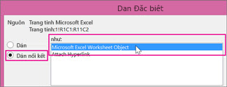 Chọn Microsoft Excel