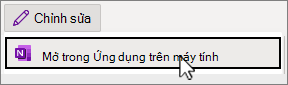 Mở trong menu ứng dụng trên máy tính
