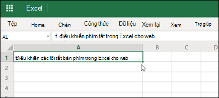 Excel cho web siêu kết nối đã dán
