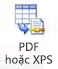 Biểu tượng dải băng PDF XPS