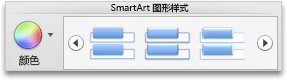 SmartArt 选项卡，“SmartArt 图形样式”组