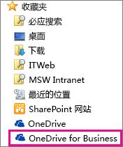 OneDrive for Business 文件夹