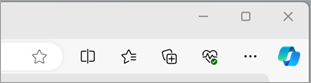 在 Edge 浏览器右上角查找设置和更多内容。