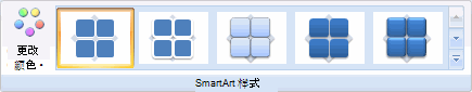 SmartArt 工具栏 - 矩阵