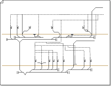 管线和管道平面图