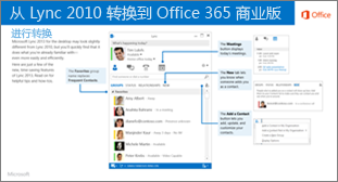 有关在 Lync 2010 与 Office 365 之间切换的指南的缩略图