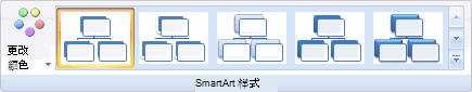SmartArt 工具栏 - 层次结构