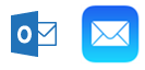 Outlook 和内置 iOS 邮件应用
