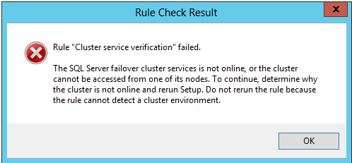 When you view the details, you receive an error message that resembles the following