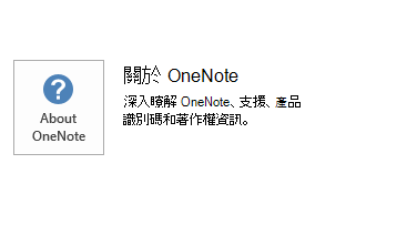 OneNote MSI 的螢幕擷取畫面 