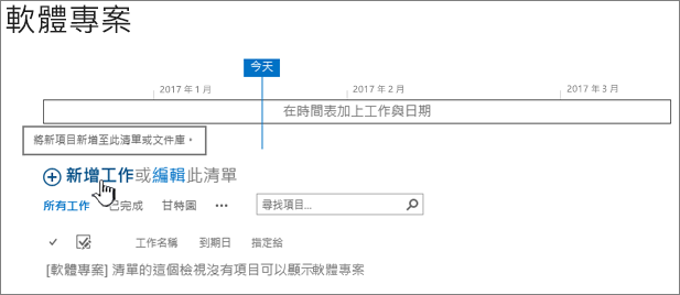 工作時間表，按一下 [新增 +] 即可新增工作