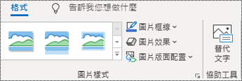 Windows 版 Outlook 功能區上的 [替換文字] 按鈕。